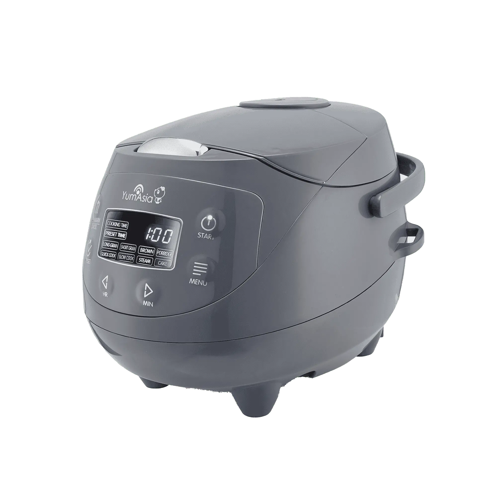 Yum Asia Panda Mini rijstkoker Grey
