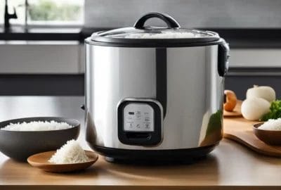 Rijstkoker met losse deksel