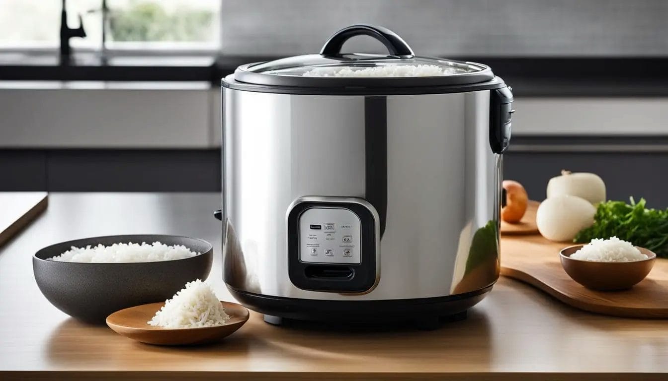 VEVOR Commerciële Rijstkoker, Rijstkoker Met 60 Kopjes Van 13 Liter En Voedselwarmer Antiaanbaklaag Snel Koken Warm Houden 24 Uur Rijstschep Voor Restaurant 906048306
