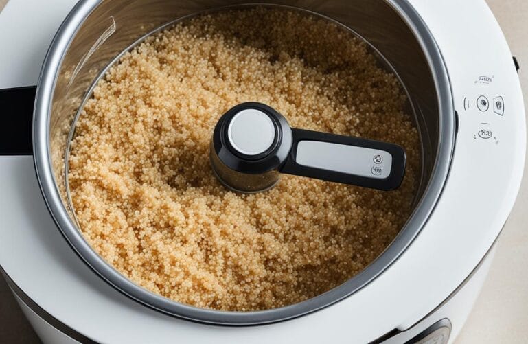 Quinoa in een rijstkoker
