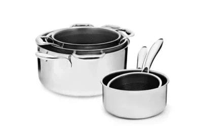 ONYX COOKWARE™ HYBRIDE ANTIAANBAK KOOKPOTTEN SET - 5-DELEN