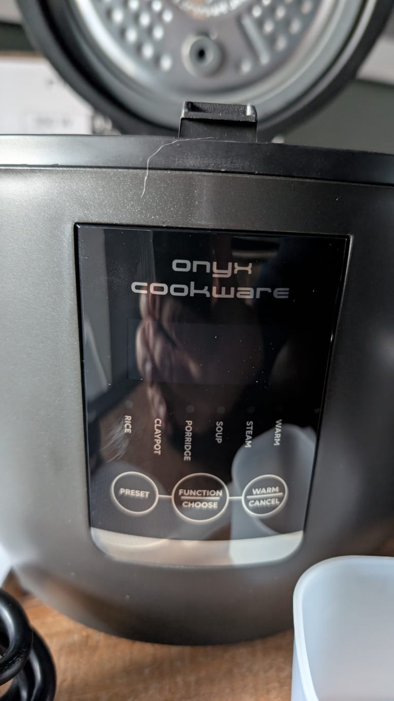 Onyx Cookware Rijstkoker Display